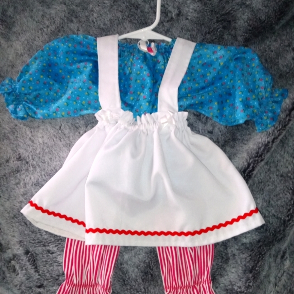 Baby Girl rag doll Costume.